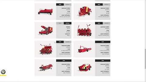 Farming Simulator 19  Equipment and Vehicles Overview