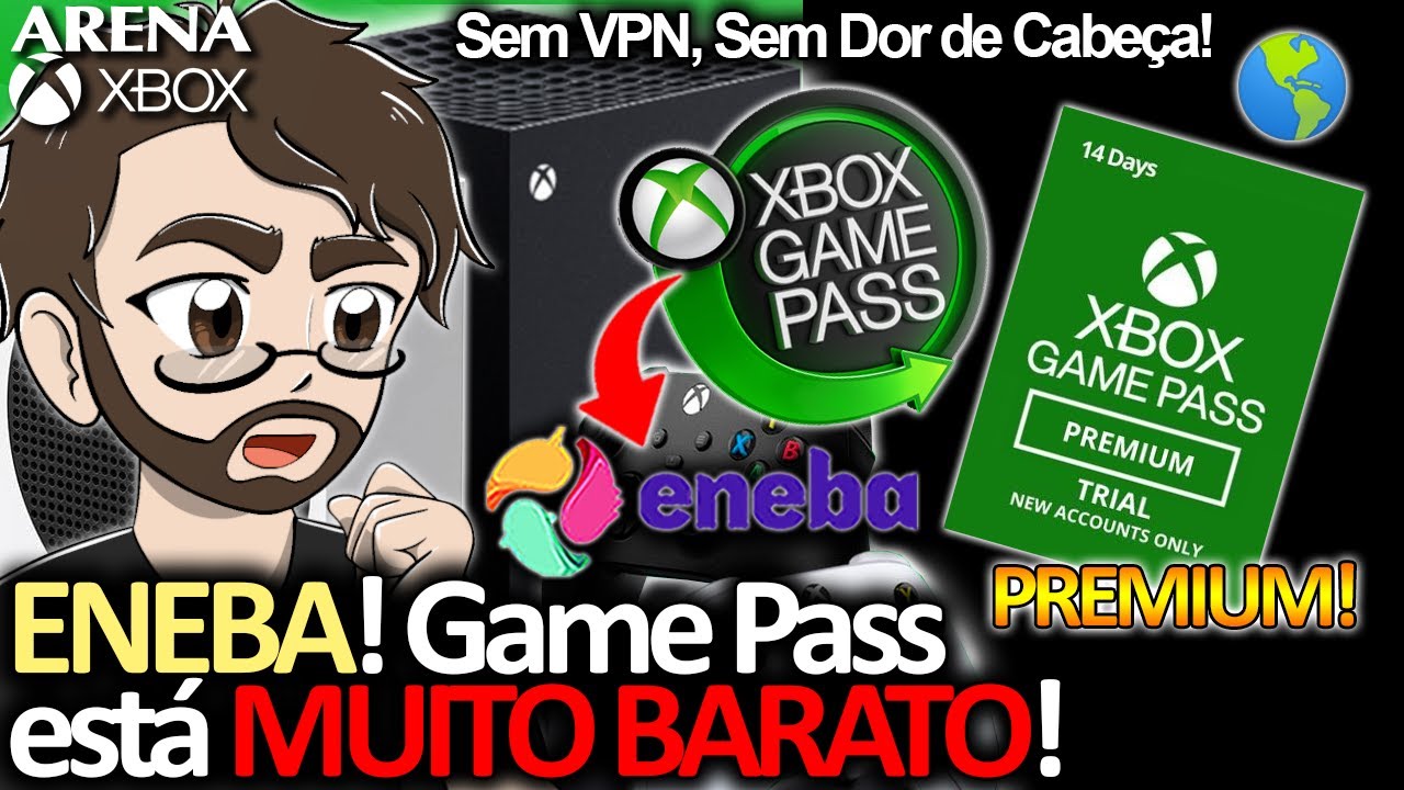 ENEBA! GAME PASS PREMIUM QUASE DE GRAÇA! Aproveite AGORA 14 dias de Game Pass! | Arena Xbox