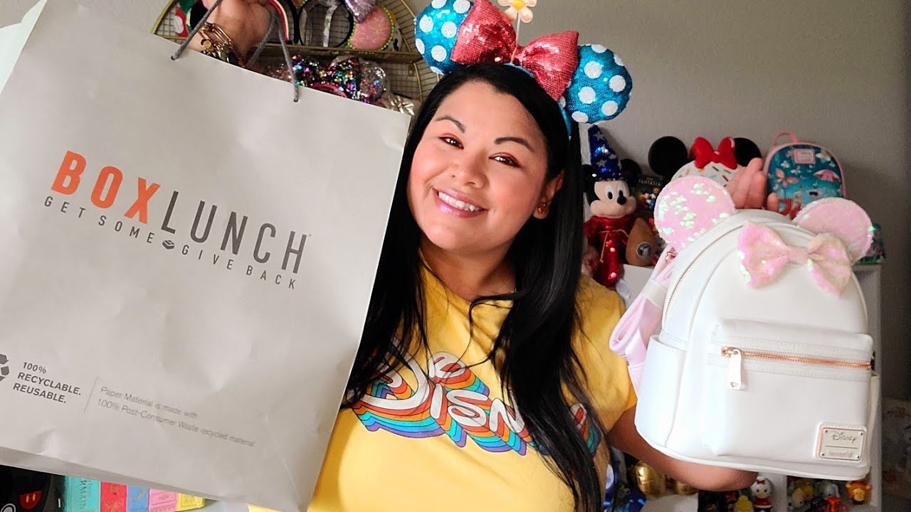 Surprise BoxLunch Haul! Re-released Iridescent White Loungefly!! 😍