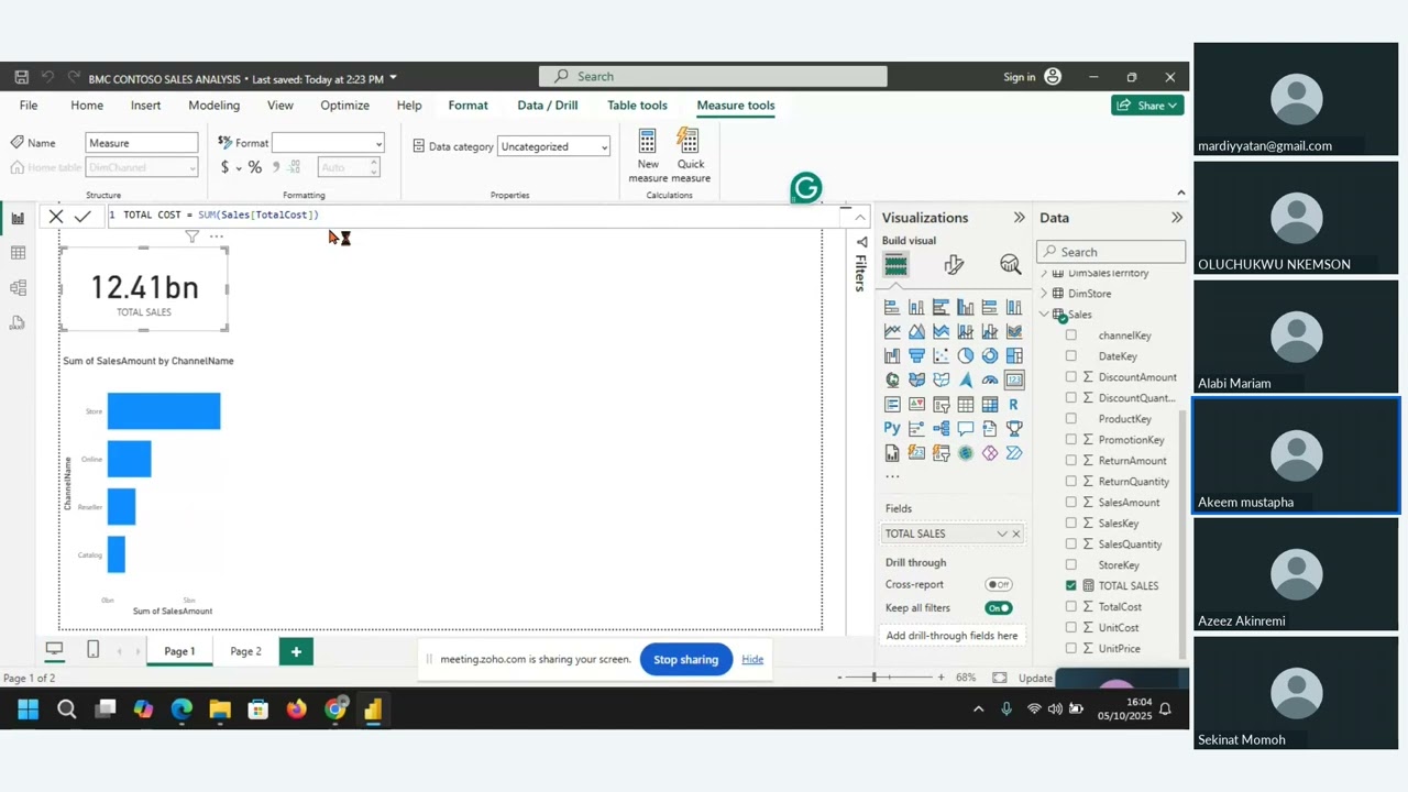 DAY 6A BMC DATA ANALYSIS   POWER BI  DAY 1 PART 1