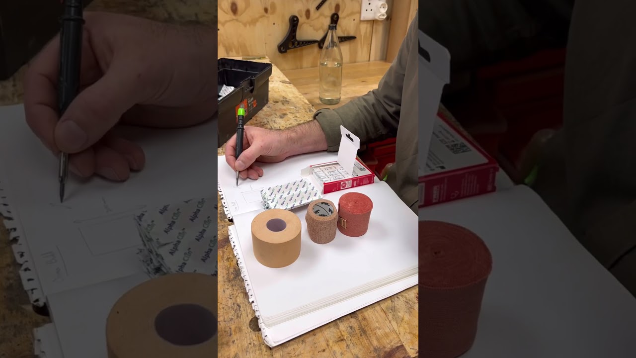 First aid cabinet start. 