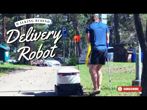 How a Robot Delivers Grocery in Finland Amazing