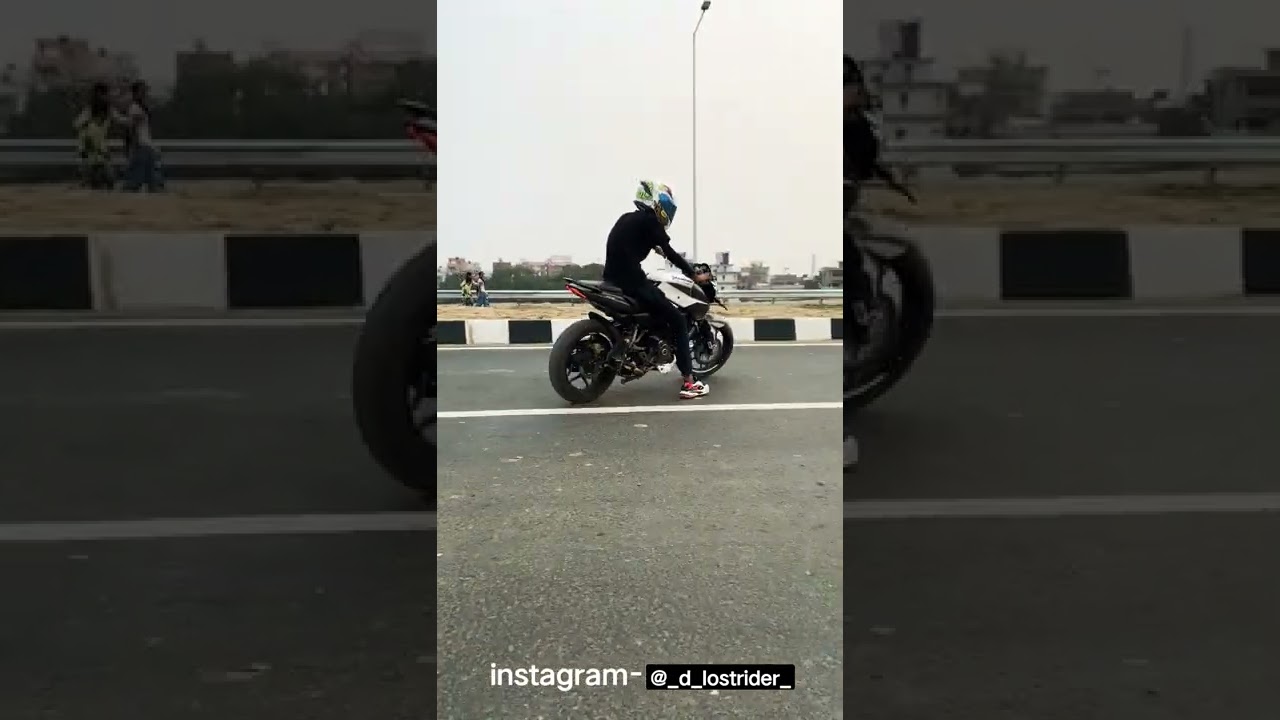 Ns200 Full system exhaust note 💥