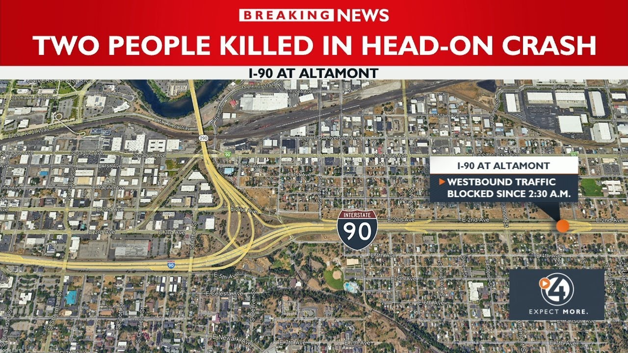 Two people killed Thursday morning on I-90 in head-on crash - YouTube