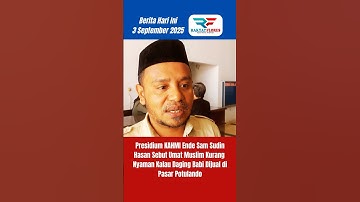 KAHMI Ende: Umat Islam Tidak Nyaman Jika Daging Babi Dijual di Pasar Potulando #kahmi #hmi #fyp