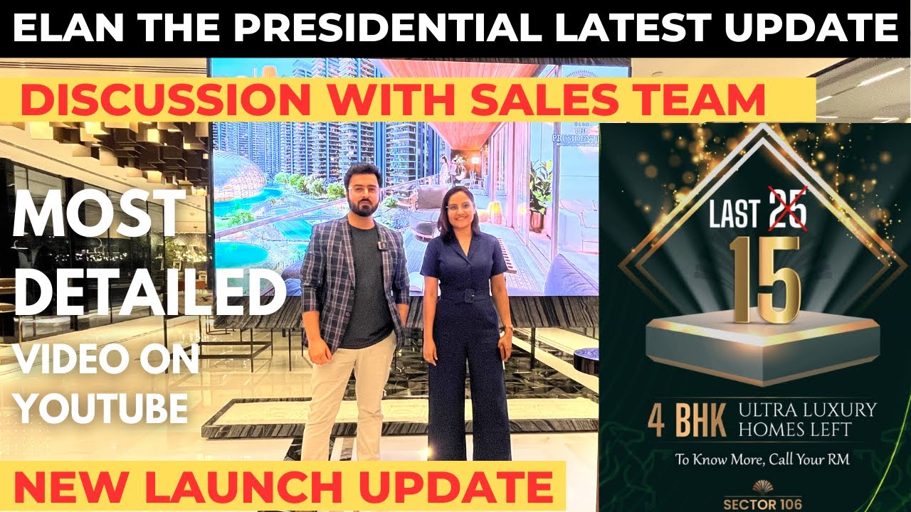 Latest and Most Detailed : Elan The Presidential 106 New Commercial ...