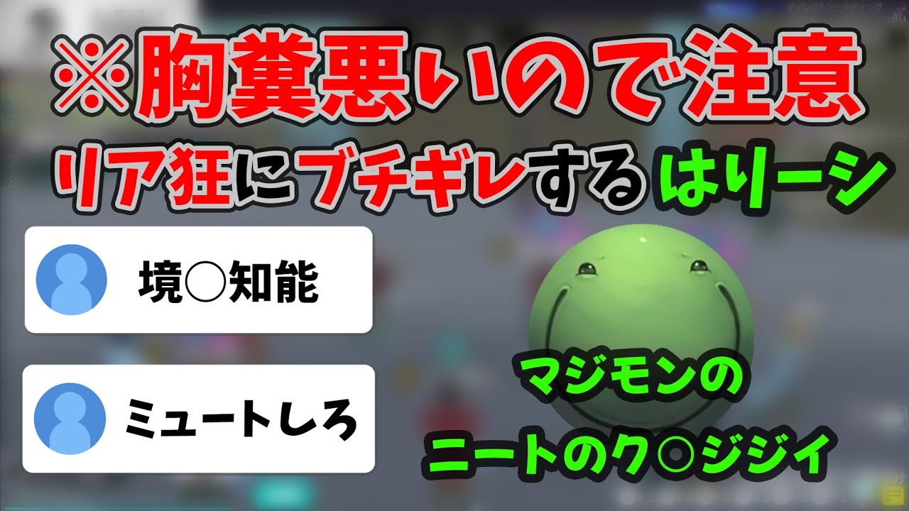 【人狼】ホンモノのリア狂にキレるはりーシ【切り抜き】