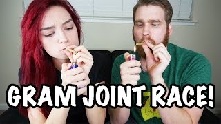 1 GRAM JOINT SMOKING RACE!