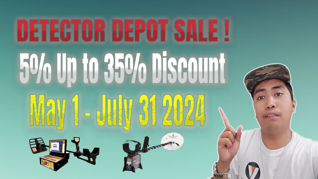 Malake ang Discount Ngayong May 1 to July 31 ! | Detectors Depot Sale | Raven Abad Vourvon