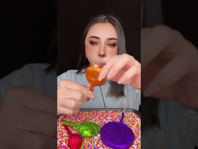 👆 #asmr 🎉🍬🍭🌈🍫 LOL CANDY AND JELLY #mukbang #asmrcandy #candy