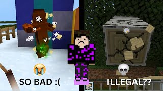 I played Fake Minecraft Games, that are either bad or illegal, watch me suffer :D