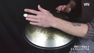 Tongue Drum 18" 9 notes - C Major 4 Video