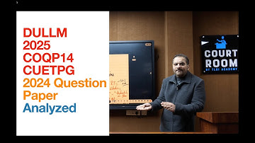 DULLM 2025-CUET PG (COQP14) Preparation Guide | Question Paper Analysis, Strategy, Cut-offs & Tips