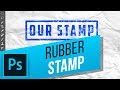 How to make a rubber stamp effect in photoshop