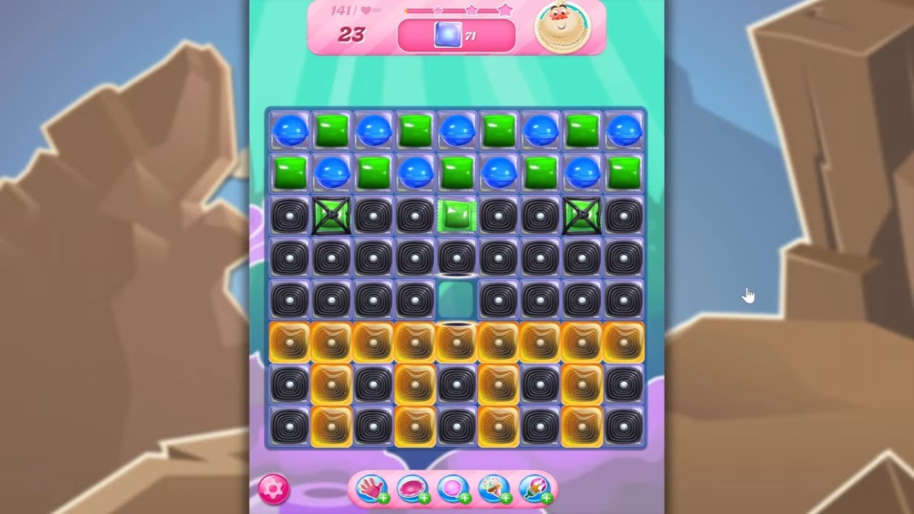 Candy Crush Saga LEVEL 141 NO BOOSTERS (new version)🐟☑️