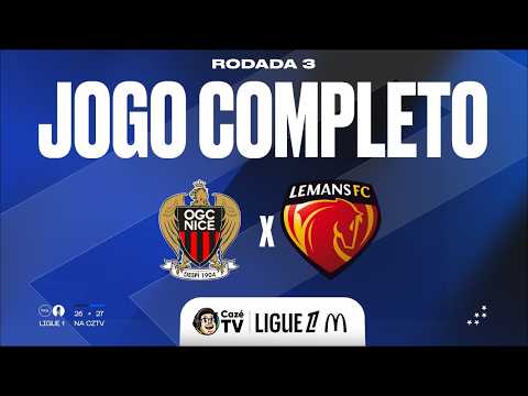 (SOM AMBIENTE) JOGO COMPLETO: NICE X LE MANS | LIGUE 1 26/27 | 3ª RODADA