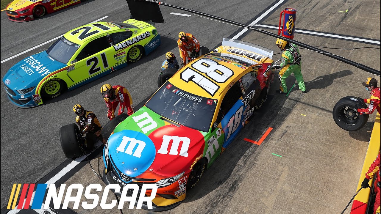 Drafting partners and crash damage factor into pit stops at Talladega | NASCAR