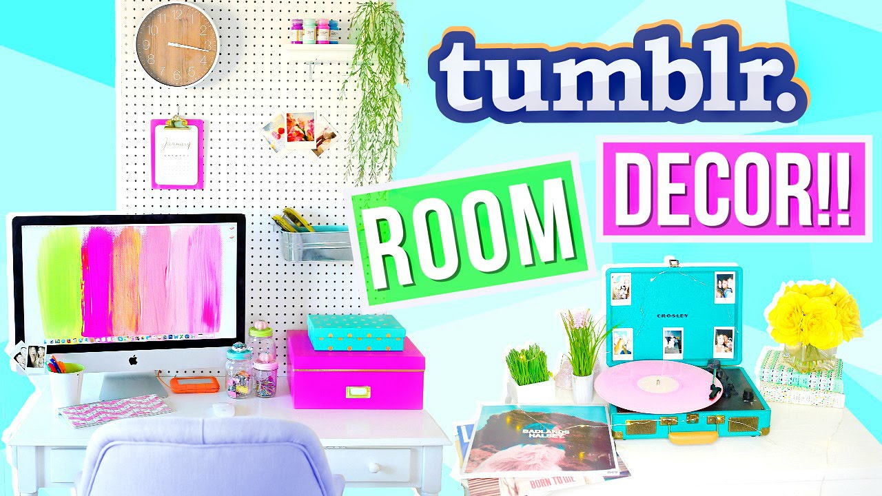 DIY Tumblr Room Decor   Organization 2016! Alisha Marie - YouTube