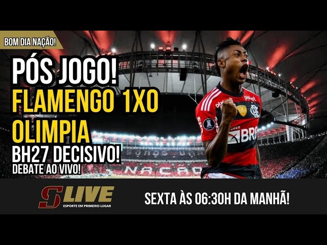 PÓS-JOGO : FLAMENGO 1 X 0 OLIMPIA LIBERTADORES