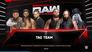 FULL MATCH - JEY USO &amp; ROMAN REIGNS &amp; JIMMY USO VS BRAUN STROWMAN &amp; BRAY WYATT &amp; UNCLE HOWDY