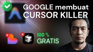 CURSOR & LOVABLE TAMAT ? 💀 Google Antigravity AI Pembuat aplikasi  100% GRATIS #vibecoding screenshot 3