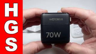 70W display GaN charger wotobeus pd 138 ✔️