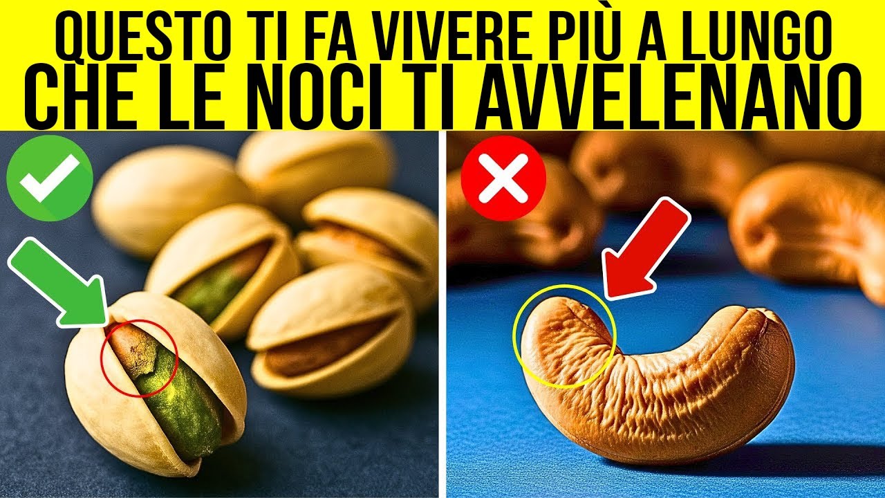 Hai più di 60 anni? Le 4 NOCI PEGGIORI da EVITARE e 4 che DEVI MANGIARE ...