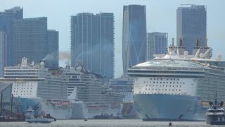 8 Ships Depart Miami!