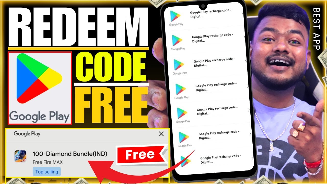 Free Redeem Code Game App | Best Free Google Play Redeem Code App | free redeem code new video