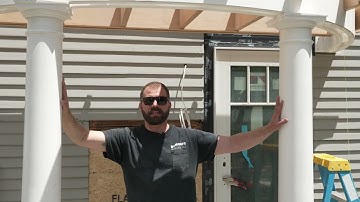 Building the Curved Pergola