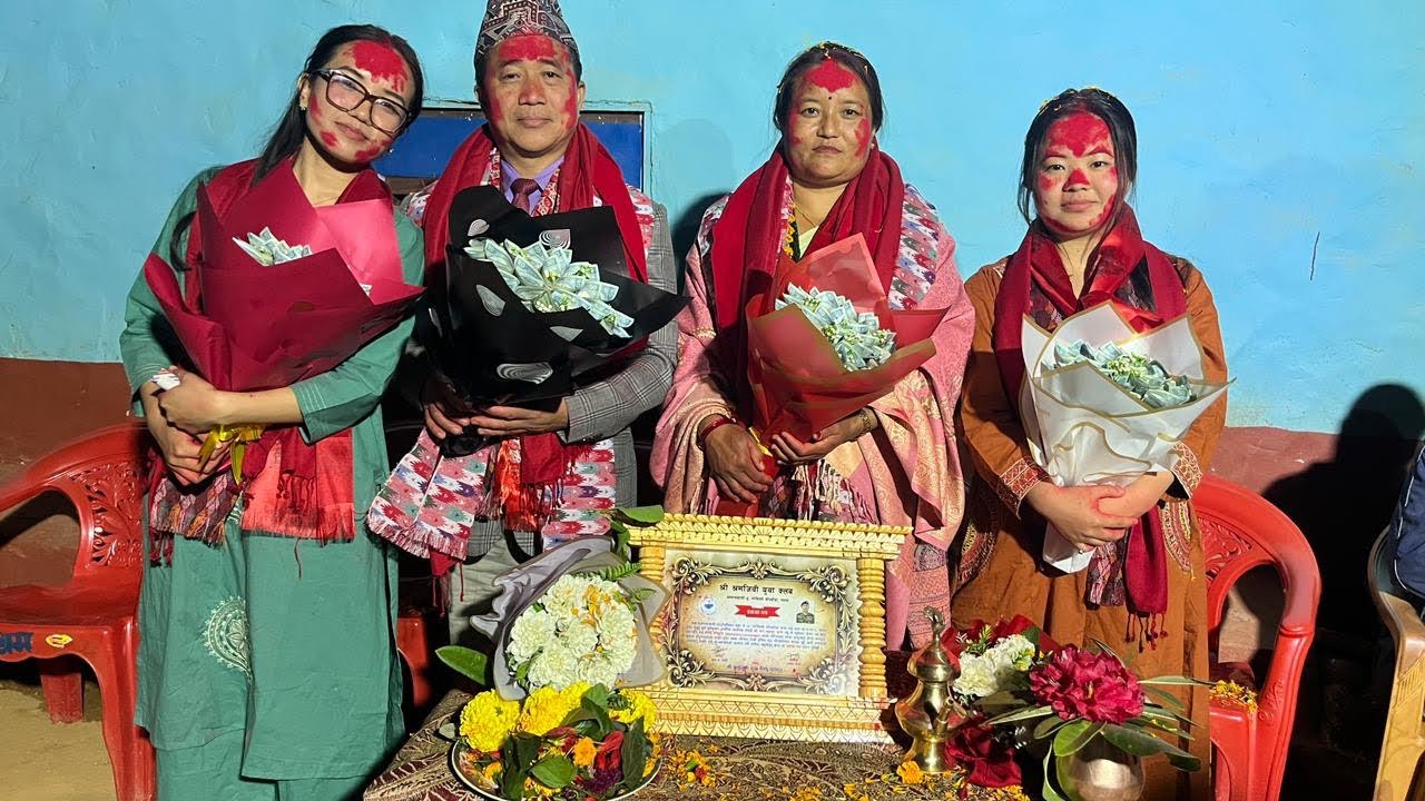  सम्मान बिशेष कार्यक्रम honorary lieutenant गिर बहादुर आले #viral #villagelife #माथिल्लो कोल्डाडा