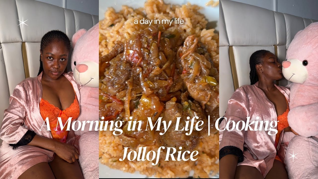 A Morning in My Life | Cooking Jollof Rice