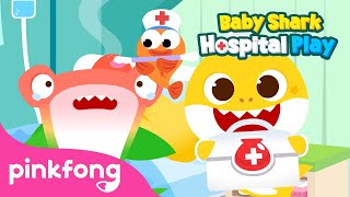 hammerhead shark and shark family baby sharks hospital play pinkfong story for kids