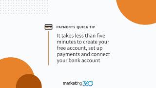 Payments Quick Tip | Marketing 360