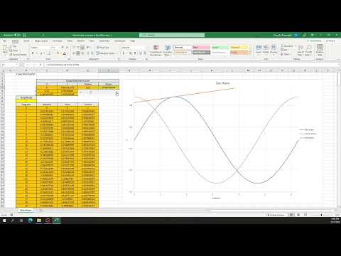 How to Chart a Sine Wave in Excel