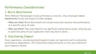 Understanding the Performance Impact of Chained BaseFragments in Android Development