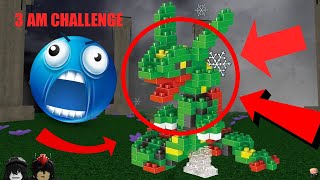 FINDING RAYQUAZA IN POKEMON BRICK BRONZE (3 AM CHALLENGE) (IMPOSSIBLE) | RORIAN LEGACY