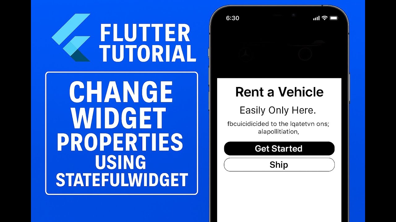 Flutter Tutorial 31 : Change Widget properties using stateful widget ...