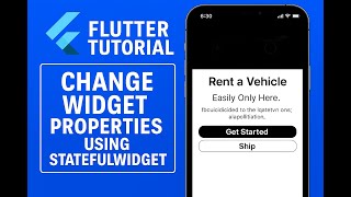 Flutter Tutorial 31 : Change Widget properties using stateful widget Wealth