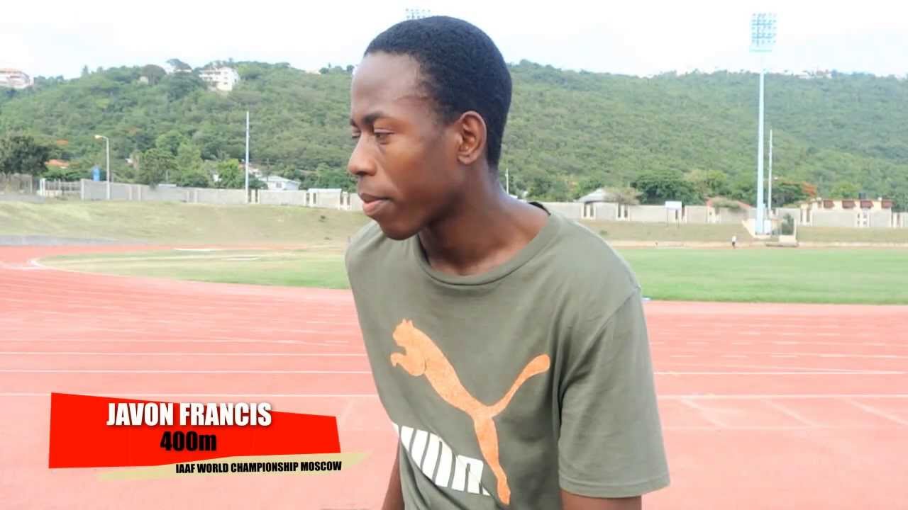 Schoolboy Javon Francis aiming to make final & PR - SportsXplorer IAAF WC Special Coverage