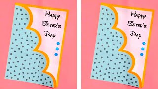 Easy and Beautiful Card for Sister's Day / Sisters Day Gift Ideas Easy / Sisters Day Gifts 2021