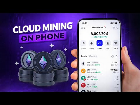 I Mined FREE Ethereum In One Day on My Phone! Cloud Mining Ethereum 2026 (Step-by-Step Guide)