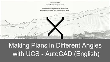 Making Plans in Different Angles with UCS - AutoCAD (English)