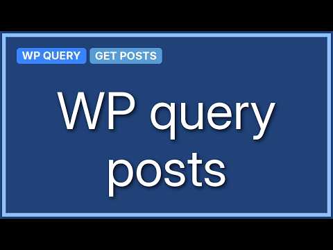 Wordpress: Using get_posts vs. WP_Query