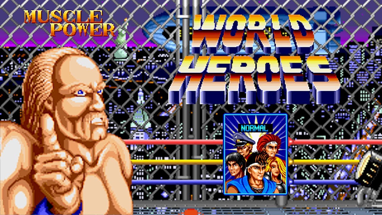 World Heroes - Muscle Power [Normal Mode] (Neo·Geo CD) ワールド