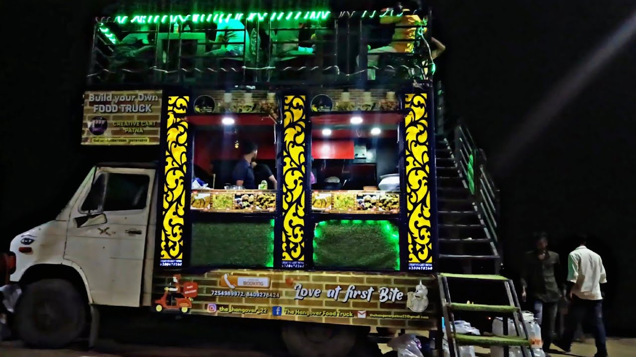 Latenight dinner in hangover truck at Marine drive patna. YouTube