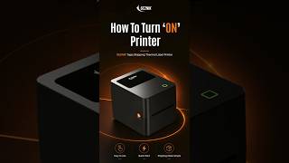 How to turn on SEZNIK Tejas Shipping Thermal Label Printer | @Seznik