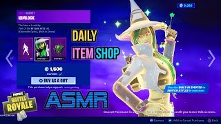 ASMR 🧙 Fortnite NEW Special Hemlock Witch Skin! Daily Item Shop Update 🎮🎧Relaxing Whispering😴💤 screenshot 5
