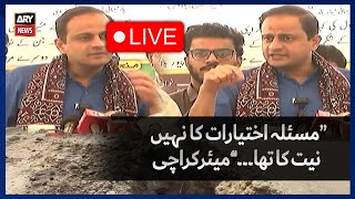 🔴LIVE || Mayor Karachi Murtaza Wahab important News Conference || ARY News Live