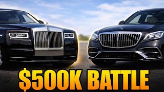 Rolls-Royce Phantom vs Maybach S680 – $500,000 Luxury Battle 👑